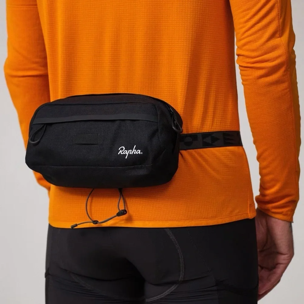 (new+tag) Rapha 2-in-1 bike bar bag / shoulder sling pack pink rose men/women